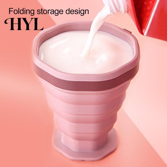 Portable Silicone Coffee Tumbler Collapsible Travel Cup for Hot Reusable Foldable And Cold Drinks To-Go Pocket Size Eco-friendly Mug