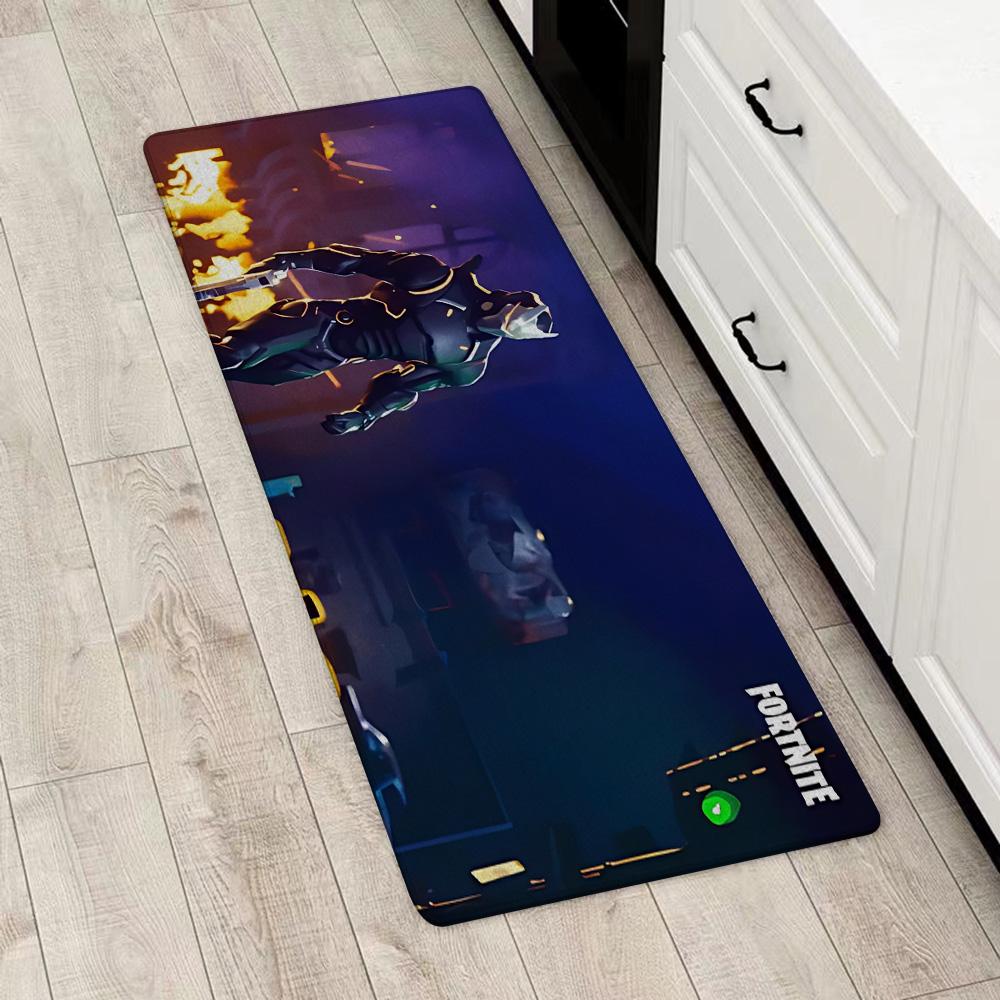 Cartoon Fortnites Entrance Front Door Doormat Non-slip Kitchen Rug Living Room Rugs Balcony Bathroom Foot Mat Floor Mats Carpet