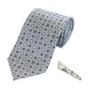 Mickey Mouse Tie Tie Bar Set Includes Tie and Tie Gift & (DN902513-2) Gray, Clip,