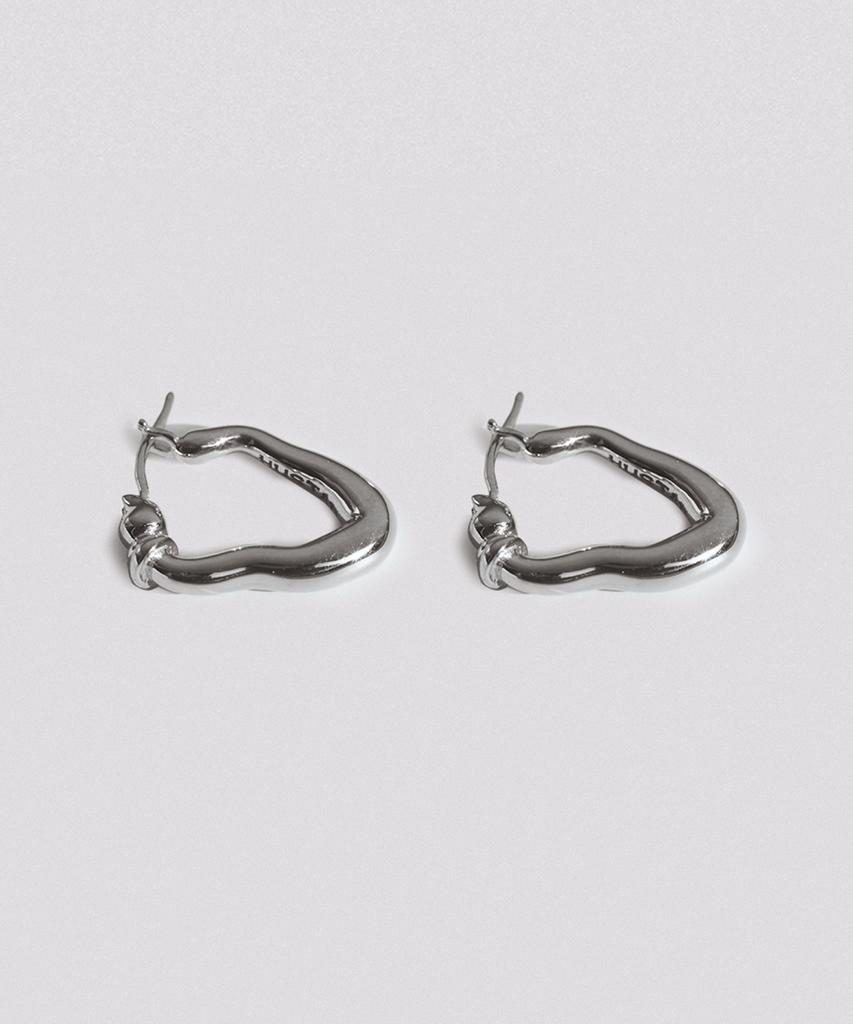 Серьги-кольца Hustad 232 _ Серебряные серьги 925 пробы