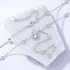 Chokers Necklaces 14K Gold Filled 2.0ct Pear Moissanite Necklace  Chain-Style Tassel Design Y Design Pendant Necklace