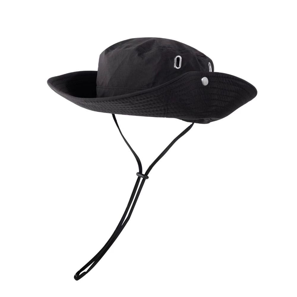 Big Brim Summer Bucket Hat Sun Protection Sun Hat Outdoor Unisex Panama Hat