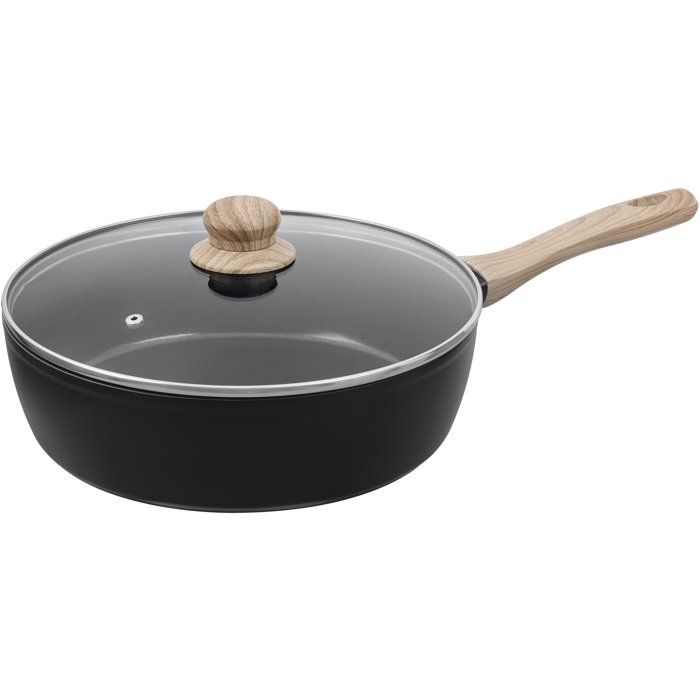 Sauteuse avec couvercle - PYREX - Cook &amp; Care - 28 cm - Anti-adhérent - Induction - Sans PFAS