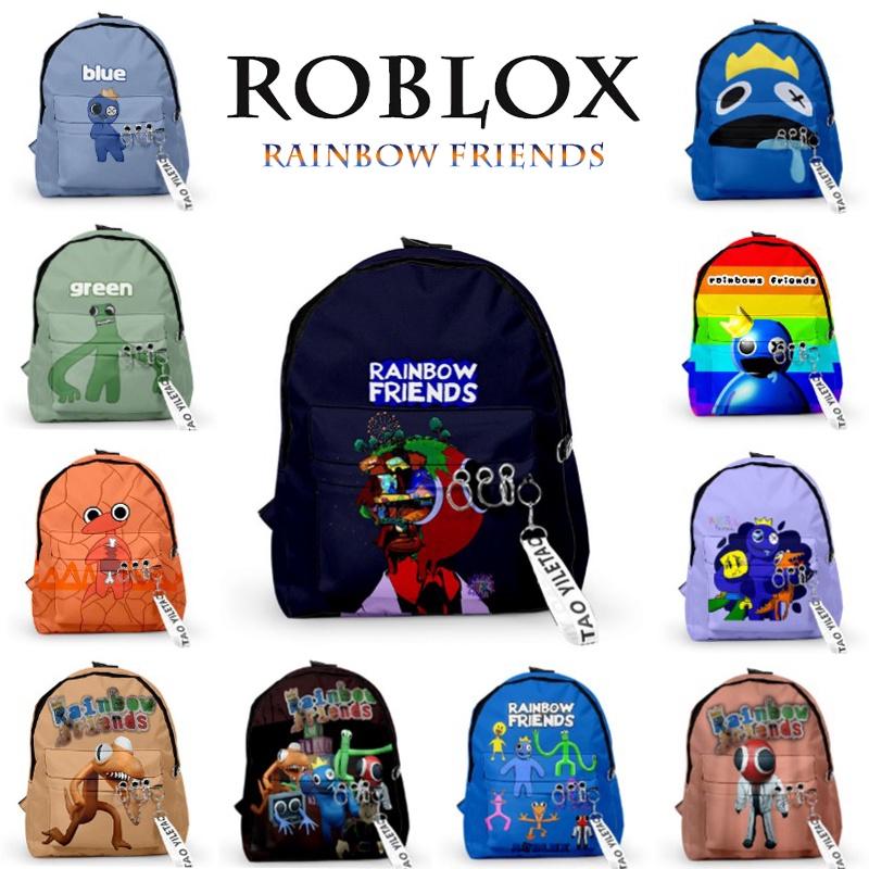 Рюкзак Roblox Rainbow Friends из прочного полиэстера, школьный рюкзак для путешествий, рождественский подарок
