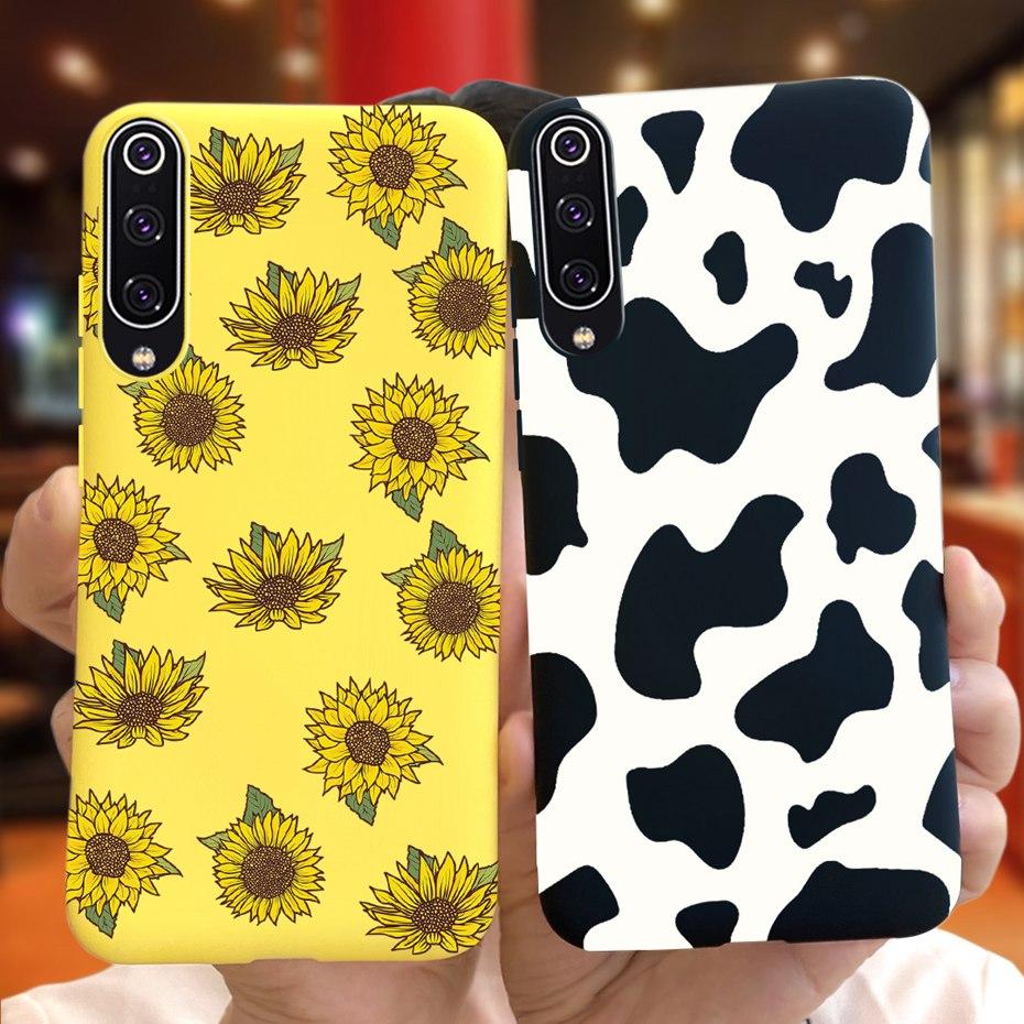 Phone Case For Xiaomi Mi 9 Lite Case Cute Silicone Back Cover For Xiaomi Mi 9 SE Mi9 9SE Mi9lite Phone Shell Soft TPU Bumper