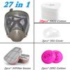 6800 Gas Mask Full Face Respirator] Paint Mask for Painting, Machine Polishing, Welding and Other Work Protection, Gas Mask