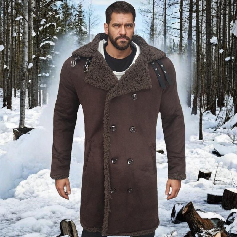 Куртка из утолщенной замши, куртка из искусственного меха, устойчивая к холоду и морозу
