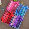12Pcs Soap Flower Exquisite Romantic Lightweight Flower Soap Rose with Gift Box for Home