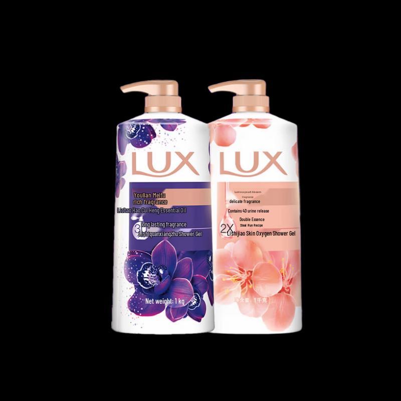lux Ароматный гель для душа с эфирными маслами (Очаровательный Лотос и Сияющая Персиковая Цветок)