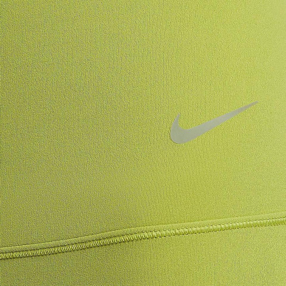 Nike Женские шорты Zenvy Air Series с однотонным логотипом, обтягивающие, спортивные, грушевидно-зеленые DQ6004-377