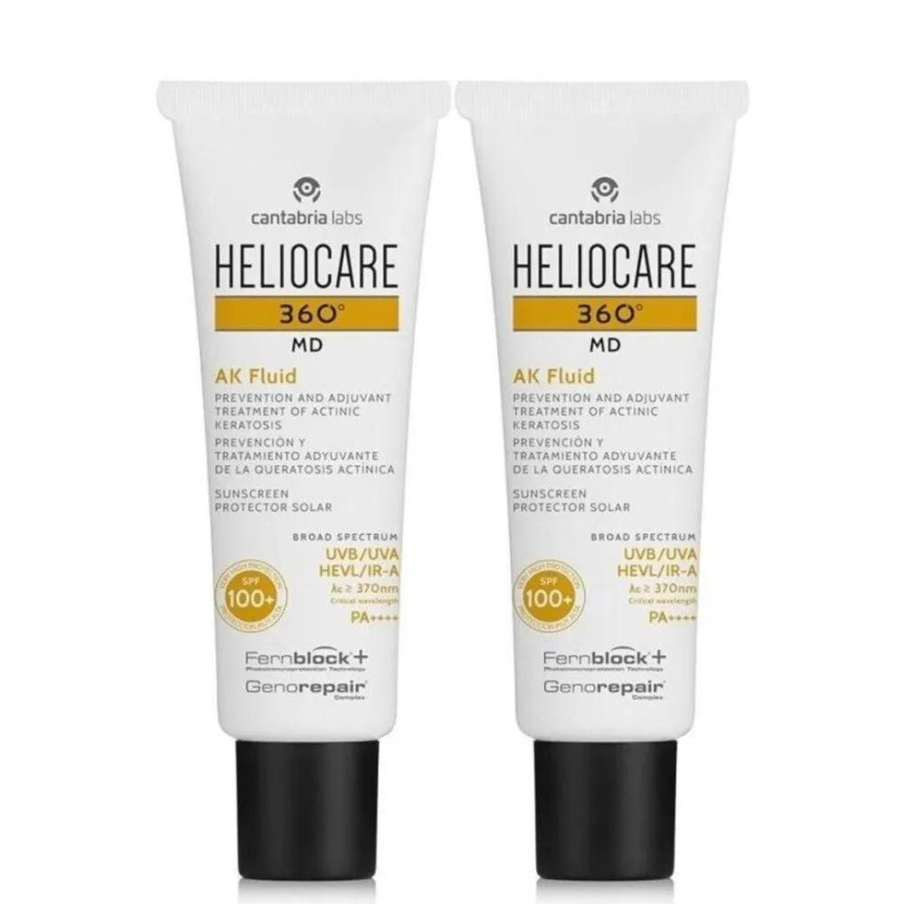 HELIOCARE 360 AK Fluid SPF50+ 50ml Sunscreen x 2