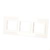 3-fold Nature-Glass frame, WHITE PEARL, IP20/IP44' ('IP44 - use seal