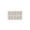 1/3pcs Silicone Fondant Mold Reusable Capital Letter Numbe Stencil for Cake Decor No-Stick Chocolate Mold Candy DIY Baking Tools