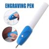 Mini Electric Engraving Pen Blue DIY Miniature Carving Machines for Plastic Wood Metal Glass Stone Engraving Tool