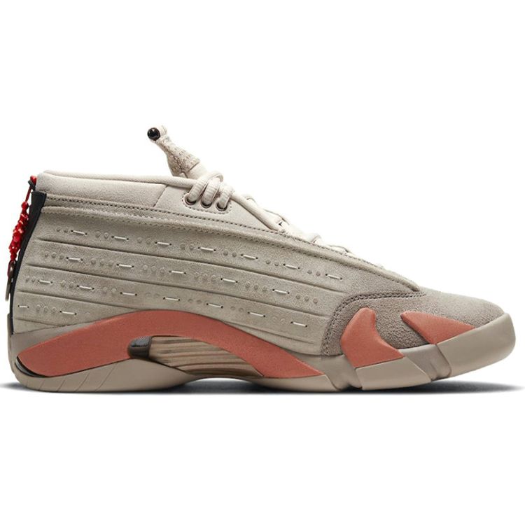 Кроссовки унисекс CLOT x Air Jordan 14 Retro Low Terracotta Tan Sepia-Stone Terra-Blush DC9857-200