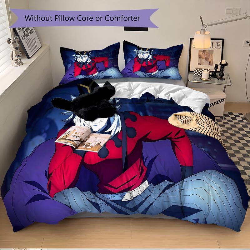 Lucifer Morningstar Deep Thought Print 3Pcs Bedding Set,Duvet Cover with 2 Bedro,Pillowcase Home Birthday Gift