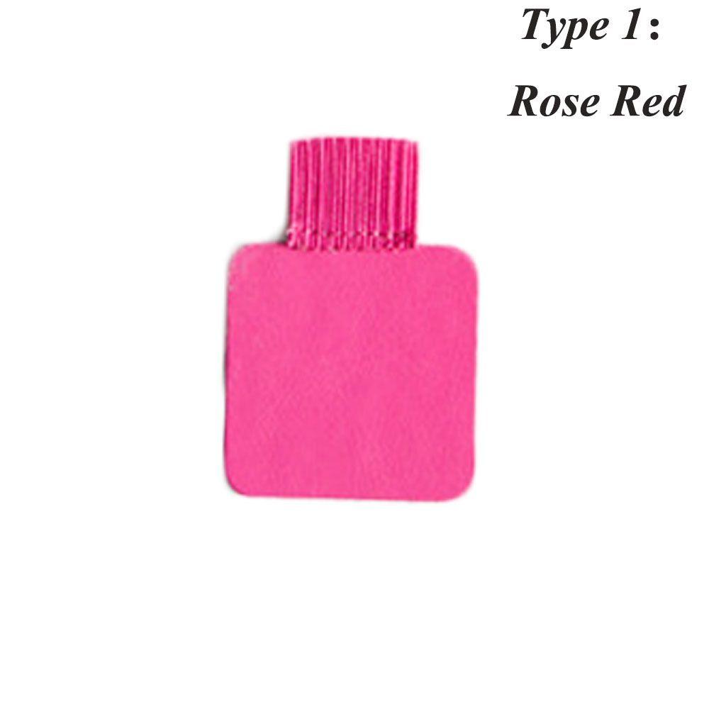4PCS Useful Convenient Stationery Self-adhesive Pen Holder Leather Pen Clips Notebook Elastic Loop