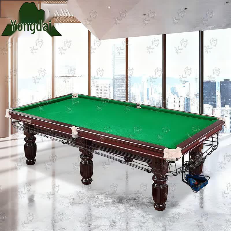 Yongdai 9-foot Chinese 8-Ball Pool Table