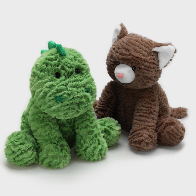 Очаровательные мягкие игрушки, плюшевая игрушка, мультяшная овца, лиса, обезьяна, кошка, свинья, бегемот, динозавр, подушка для сна, креативный подарок