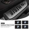 BAAZ2 10PC 3D Epoxy Steering Wheel Decor Sticker Car Styling Interior Decals For BMW E46 E85 E60 F10 E39 F30 E36 F20 E87 E90 E70 X3 X5