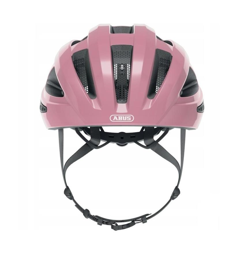 Kask Rowerowy Z Daszkiem Abus Macator Shiny Rose Regulowany