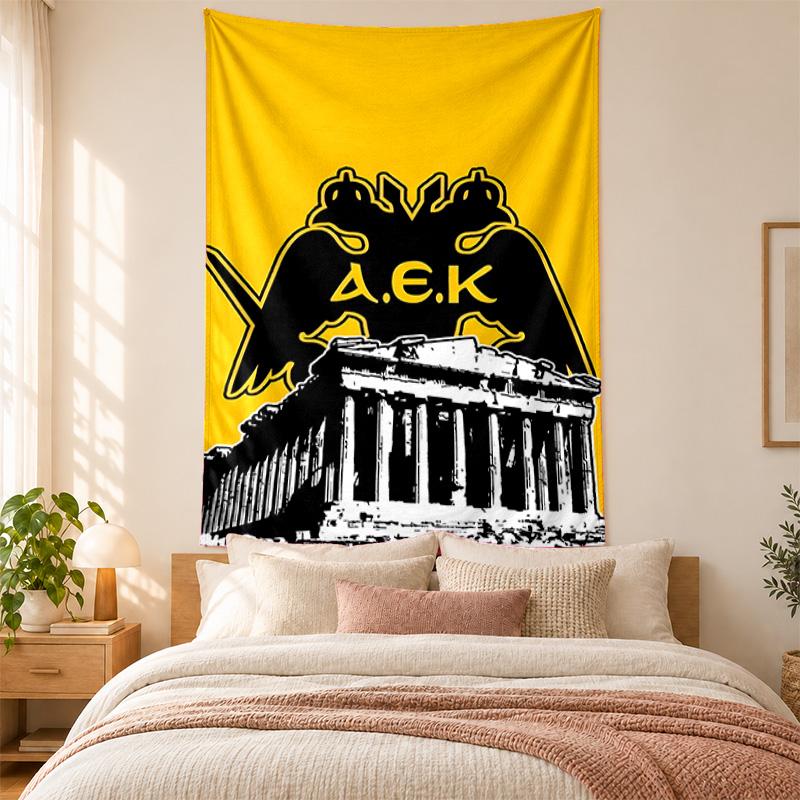 AEK Athens Tapestry highquality for decorating living room bedroom dorm walls ideal as bedroom wallart orholiday gift