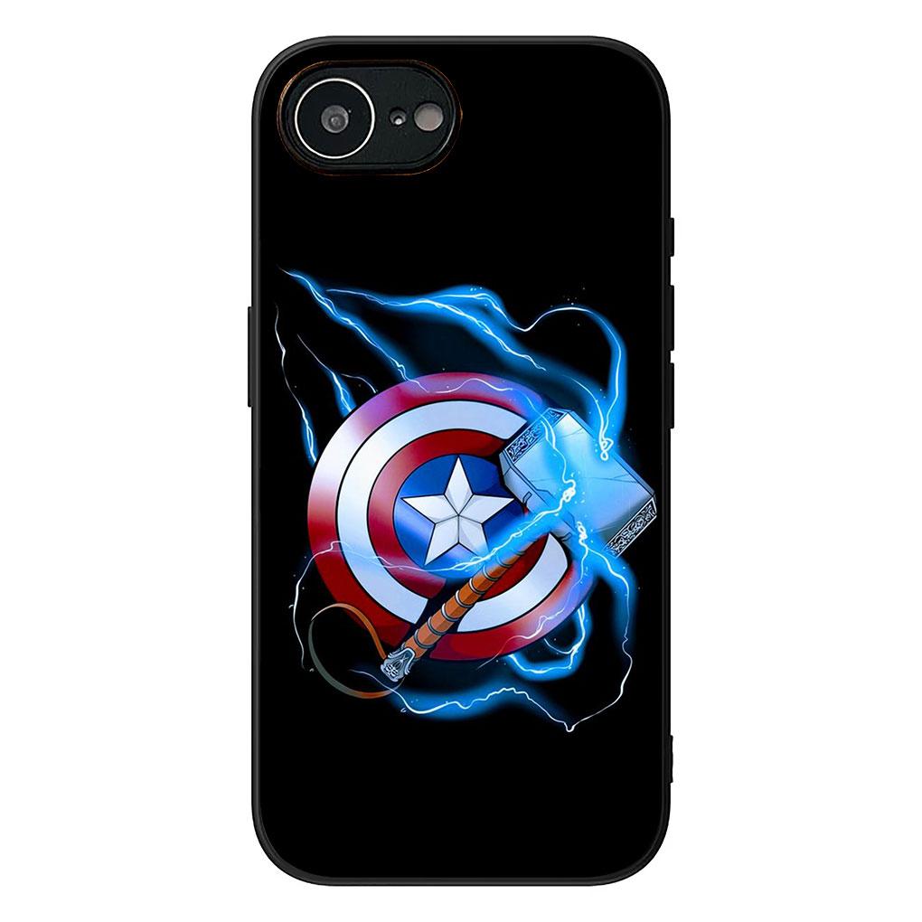 Чехол для телефона Captain America Marvel Shield для Huawei P30 P20 Mate 10 20 Lite Pro Y7 Y8S Y9A Y9 Prime P Smart 2019 Мягкий чехол