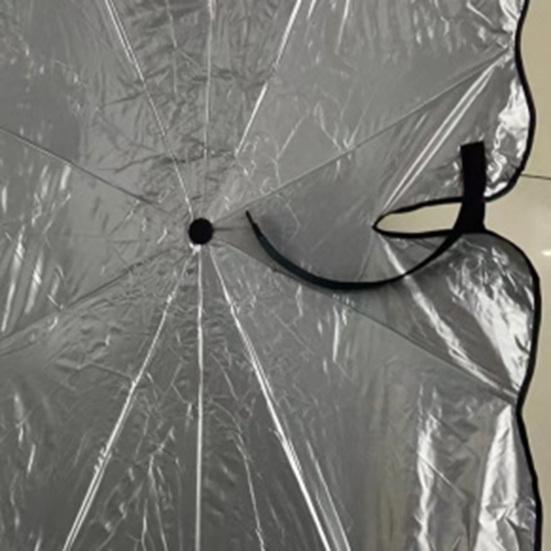 Солнцезащитный козырек на лобовое стекло автомобиля, защита от ультрафиолетовых лучей, блокировка тепла, складной универсальный, для внедорожников, грузовиков, автомобильный лобовой козырек, защитный чехол