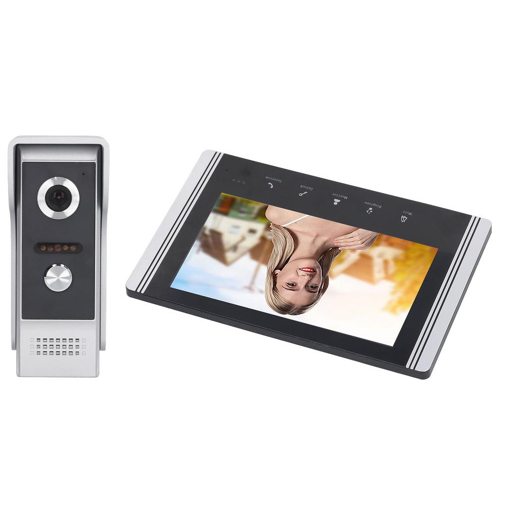 7-дюймовый WiFi видеодомофон с системой внутренней связи 1 в 1 с визуальным управлением по телефону и дистанционным управлением