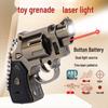Student Multifunctional Six-in-One LED Laser Infrared Toy Gun Flashlight