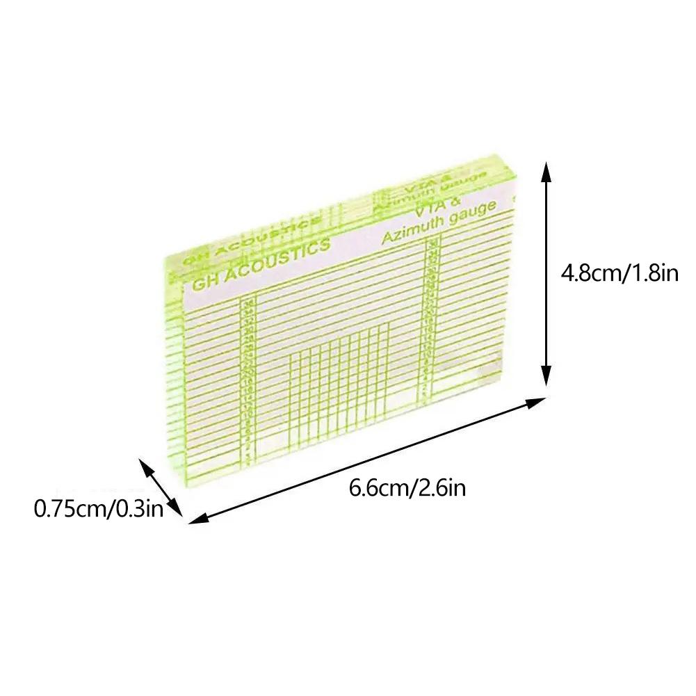 Картридж для проигрывателя Тонарм VTA Баланс Измерительный Азимут Горизонтальная Регулировка Линейка Инструмент Для LP Винилового Проигрывателя Фонограф