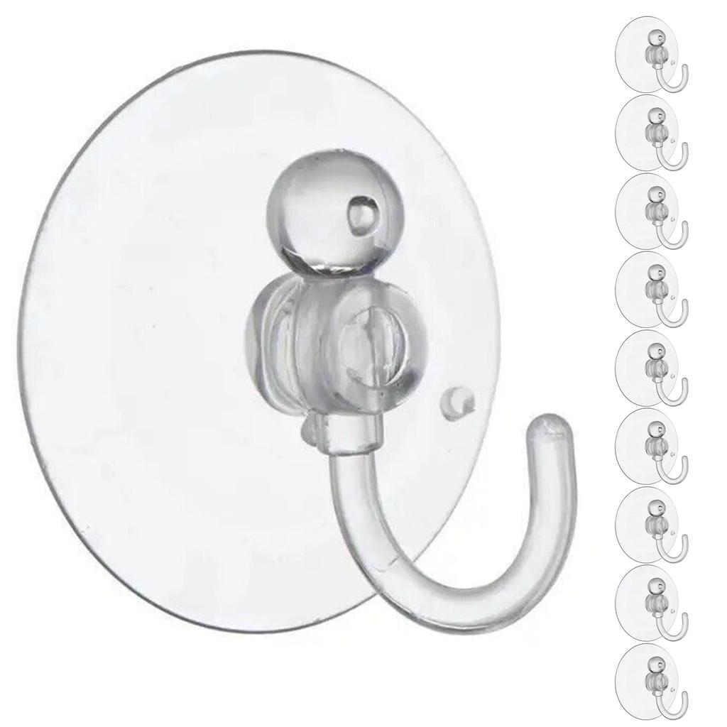 Key Hook Suction Cup Hook Pendants Hook Home Decor Holiday Decoration Reusable Quick Installation DIY Projects