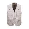 Summer Men Tactical Hiking Fishing Vest Multi-pocket Photographer Waistcoat Outdoor Leisure Male Thin Cargo Jacket Vests