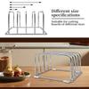1pcs Stainless Steel Cutting Board Storage Rack Groove Bracket Suitable for Thin Cutting Boards and Plates Multifunctional Shelf