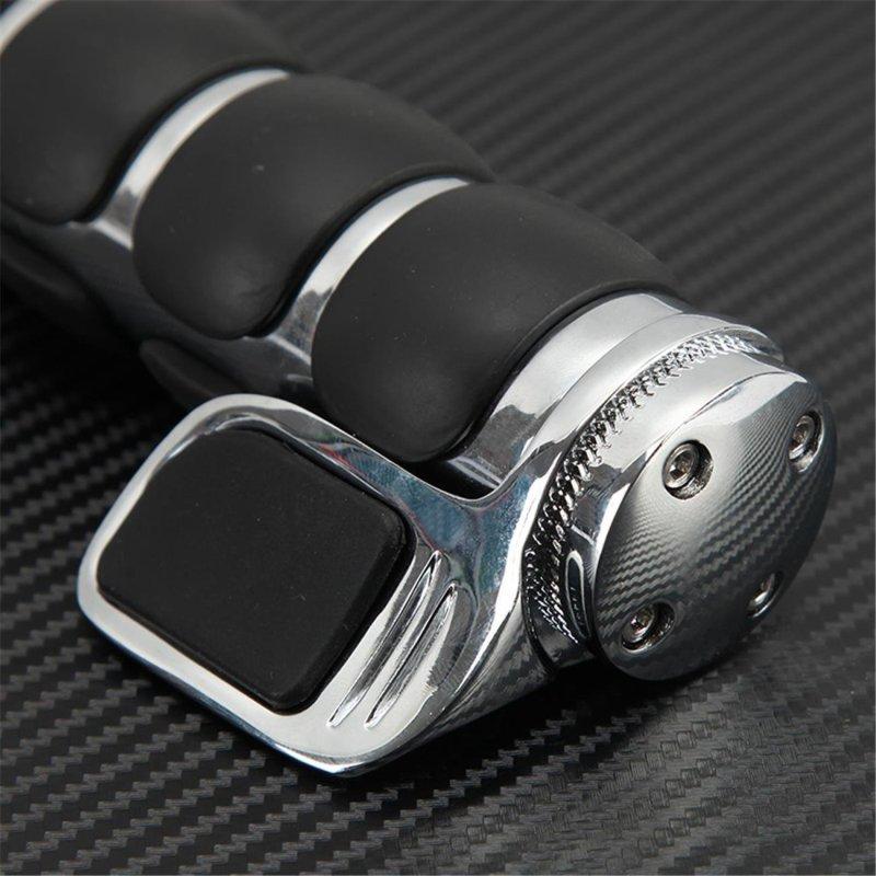 2 шт. ручки для руля мотоцикла с управлением дроссельной заслонкой, нескользящая ручка для мотоциклов, крейсеров