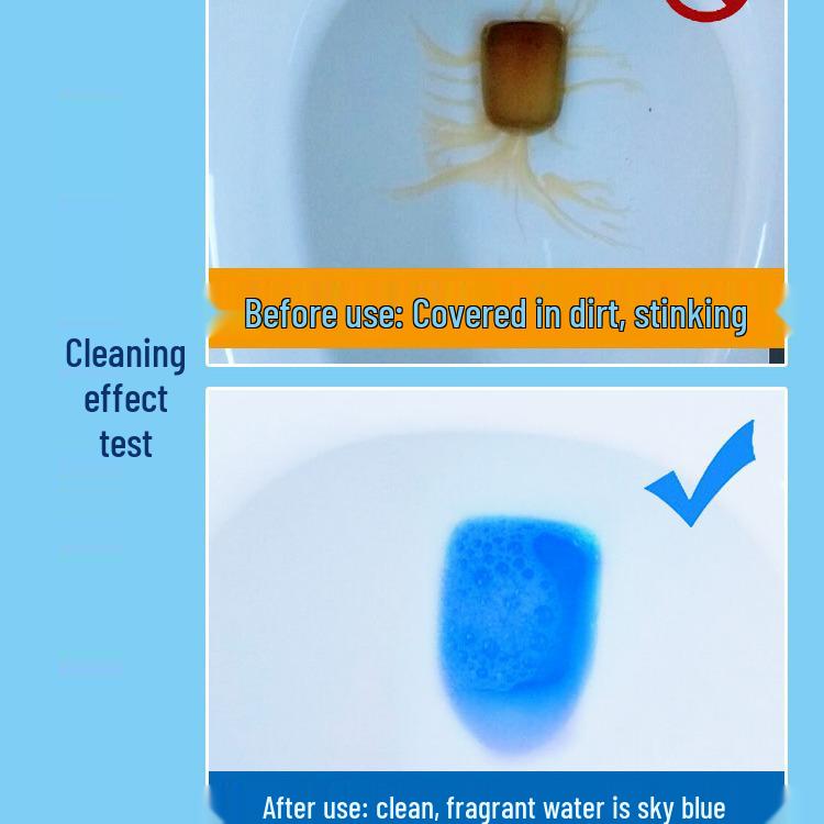 Blue Fragrance Toilet Bowl Cleaner and Deodorizer