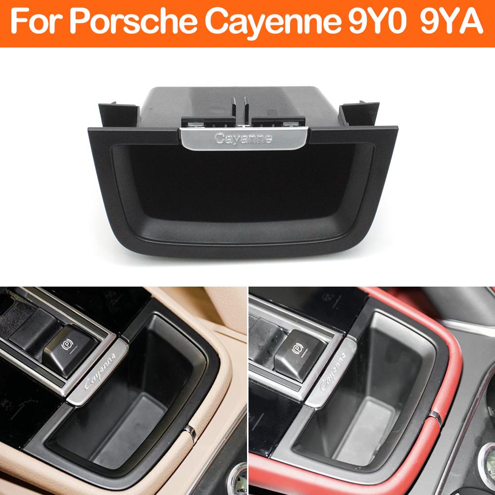 Car Center Console Storage Box Cover Modified Storage Tray Box Replacement For Porsche Cayenne 9Y0 9YA 2018-2023 9Y0864051