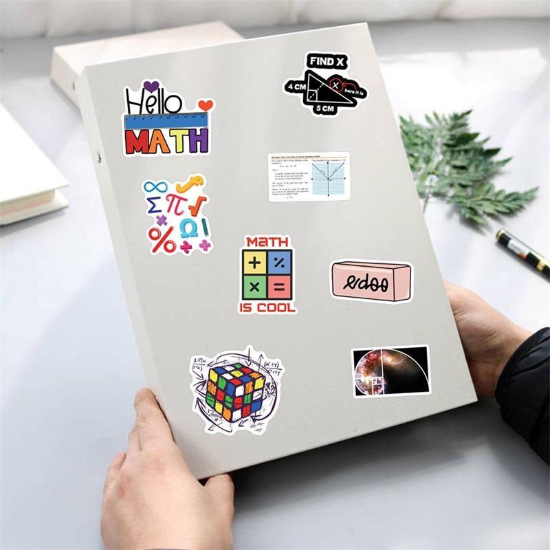 50 шт. математические символы формулы граффити наклейки для DIY багаж ноутбук скейтборд мотоцикл велосипед наклейки