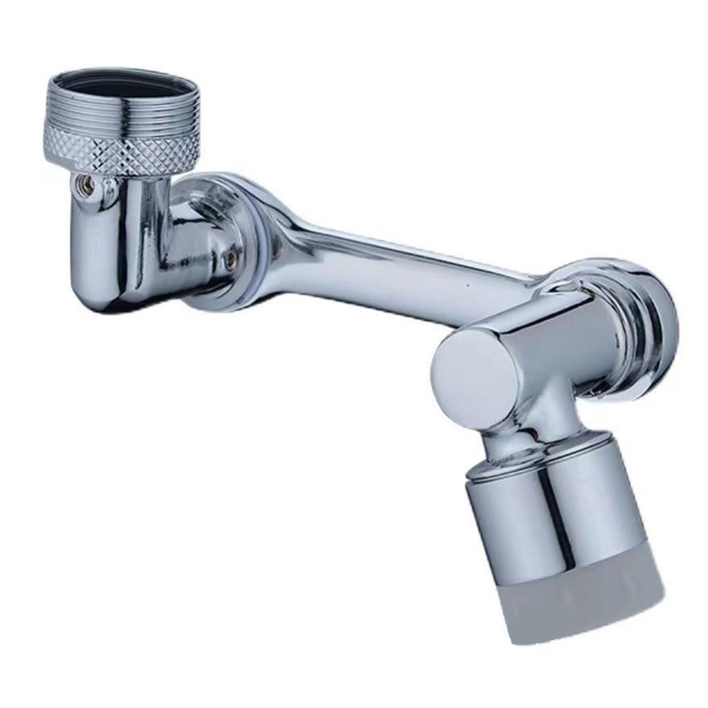 Swivel Faucet Aerator Rotating Faucet Extender Splashproof Universal Sink Water Aerator 2 Mode Outlet Robotic Arm for