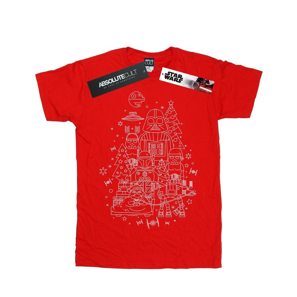 Star Wars Mens Empire Christmas T-Shirt