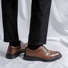 Fashion Classic Men's Leather Shoes Elegant Gentleman Luxury Style Design Party Dress Daily Work High Quality Casual Business Shoes