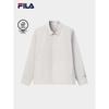 Fila Мужская повседневная рубашка с длинным рукавом из чистого хлопка