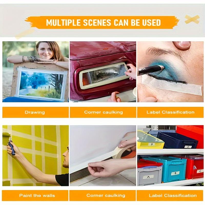 Белая тату-бумага, малярный скотч, маскировочная тату-лента, клей для тату, специальная бумажная лента для художественной живописи