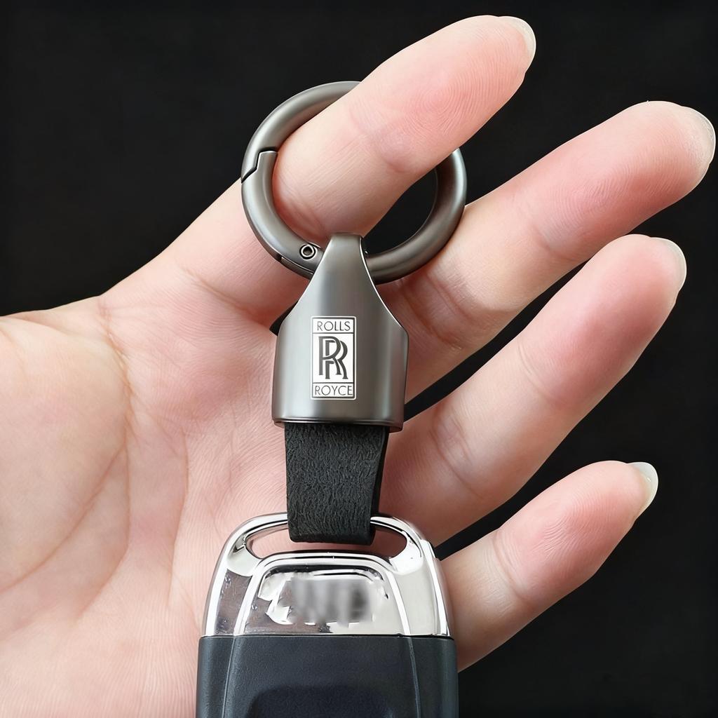 Fashion Car Logo Small Anti-loss Keychain Pendant Gifts Auto Styling New Accessories For Rolls Royce Phantom Ghost Wraith