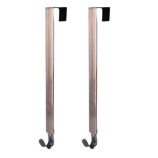 1 шт/2 шт телескопическая вешалка для венков регулируемый металлический крючок для входной двери над дверью вешалка для венков с защитной подкладкой для рождественских украшений