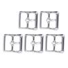 5Pcs Belt Buckle Simple Stylish Easy Installation Metal Buckle Replacement for Making Bags Wallet Pet Collars