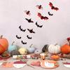 Bat Sticker PVC Spooky Living Room Bedroom Background Wall Decoration Flying Pumpkin Decal Party