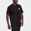 Adidas Originals Pckalot T Shirts Men's Black Crew Neck Moderate Straight Fit HF4762
