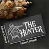 1 шт. Оригинальные наклейки THE HUNTER для мотоцикла для обтекателя мотоцикла, топливного бака, шлема, окна автомобиля, скутера, водонепроницаемые виниловые наклейки