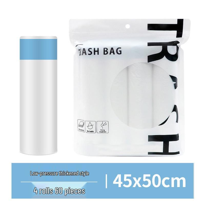 Drawstring Garbage Bags for Kitchen, Hotel, and Household Use - Portable and Thickened for Waste Classification